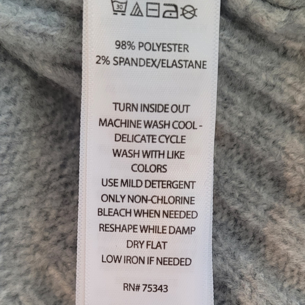 NWT Joie Supersoft Oversized Fit Sweater With A Blanket Stitch In Dove Grey Sz L - Picture 7 of 7